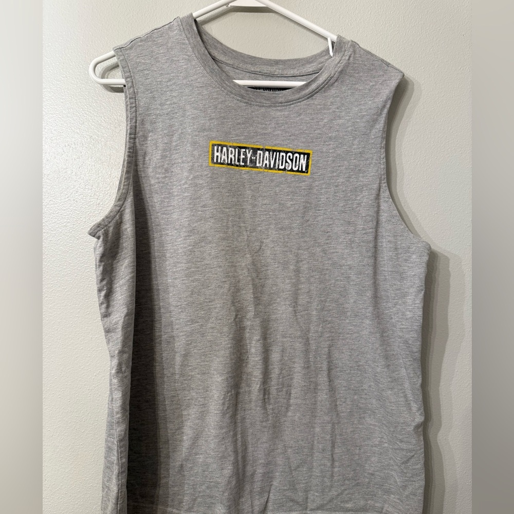 Harley-Davidson Gray Sleeveless Tee